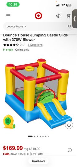 First bouncy house