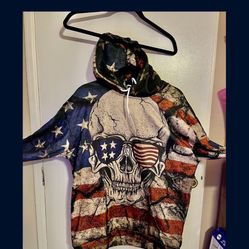 Hoodie With Skull Size XL NEW