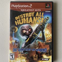 SEALED Destroy all humans PS2