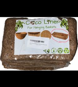 2Pack 24" Replacement Horse Through Coco Liner Coconut Fiber for Window Basket