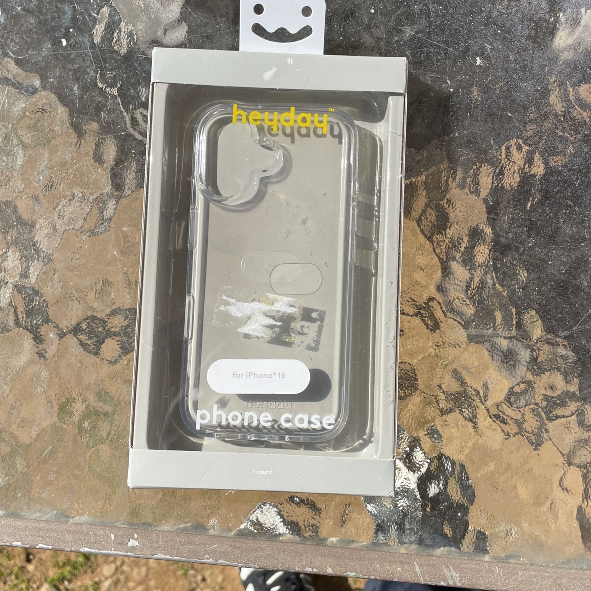 Hey Day iPhone 16 Case Clear