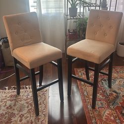 Two barstool chairs