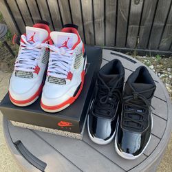 Jordan 4 & 11 Retro Shoe Bundle 