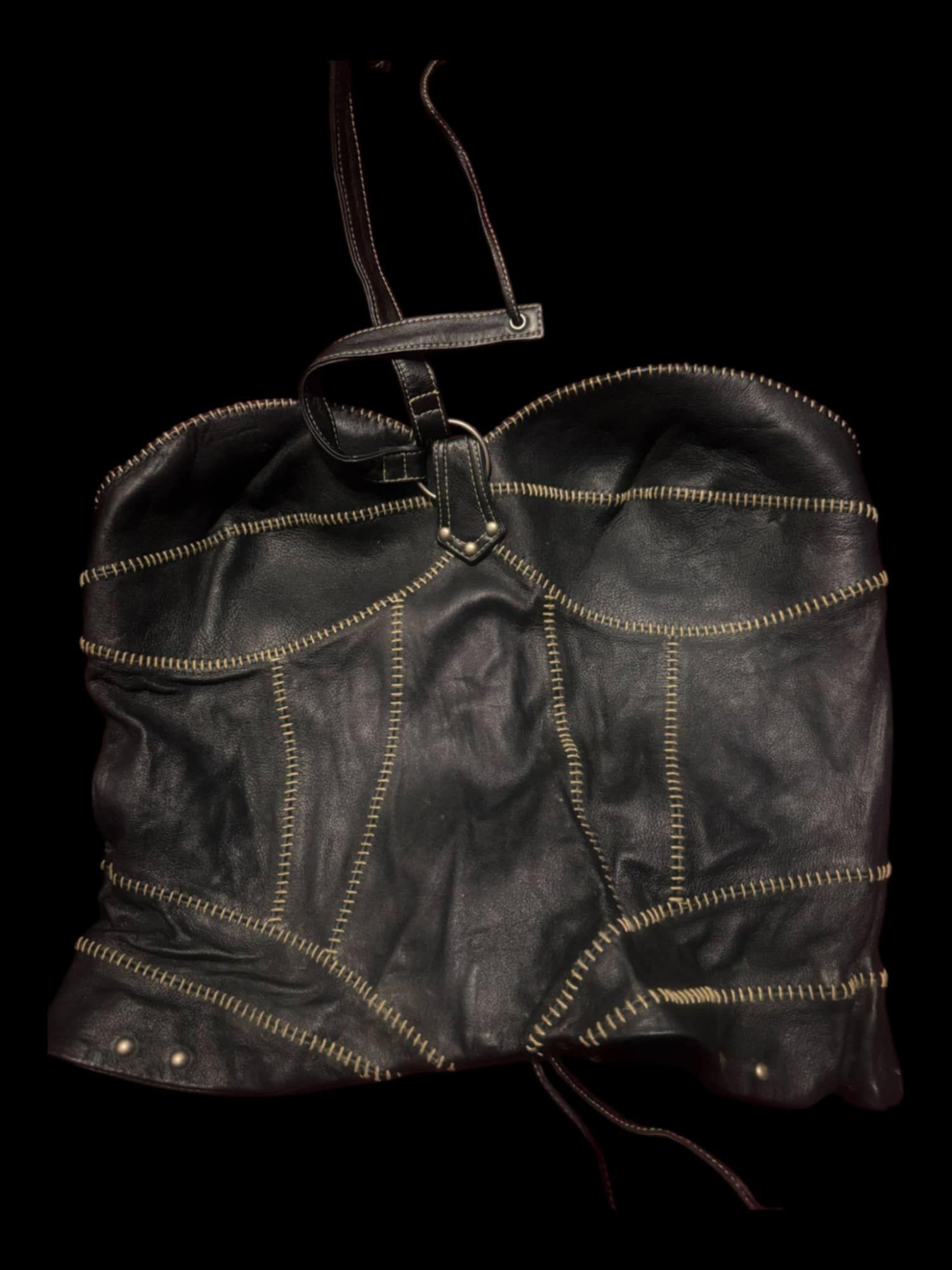 Harley Davidson leather corset