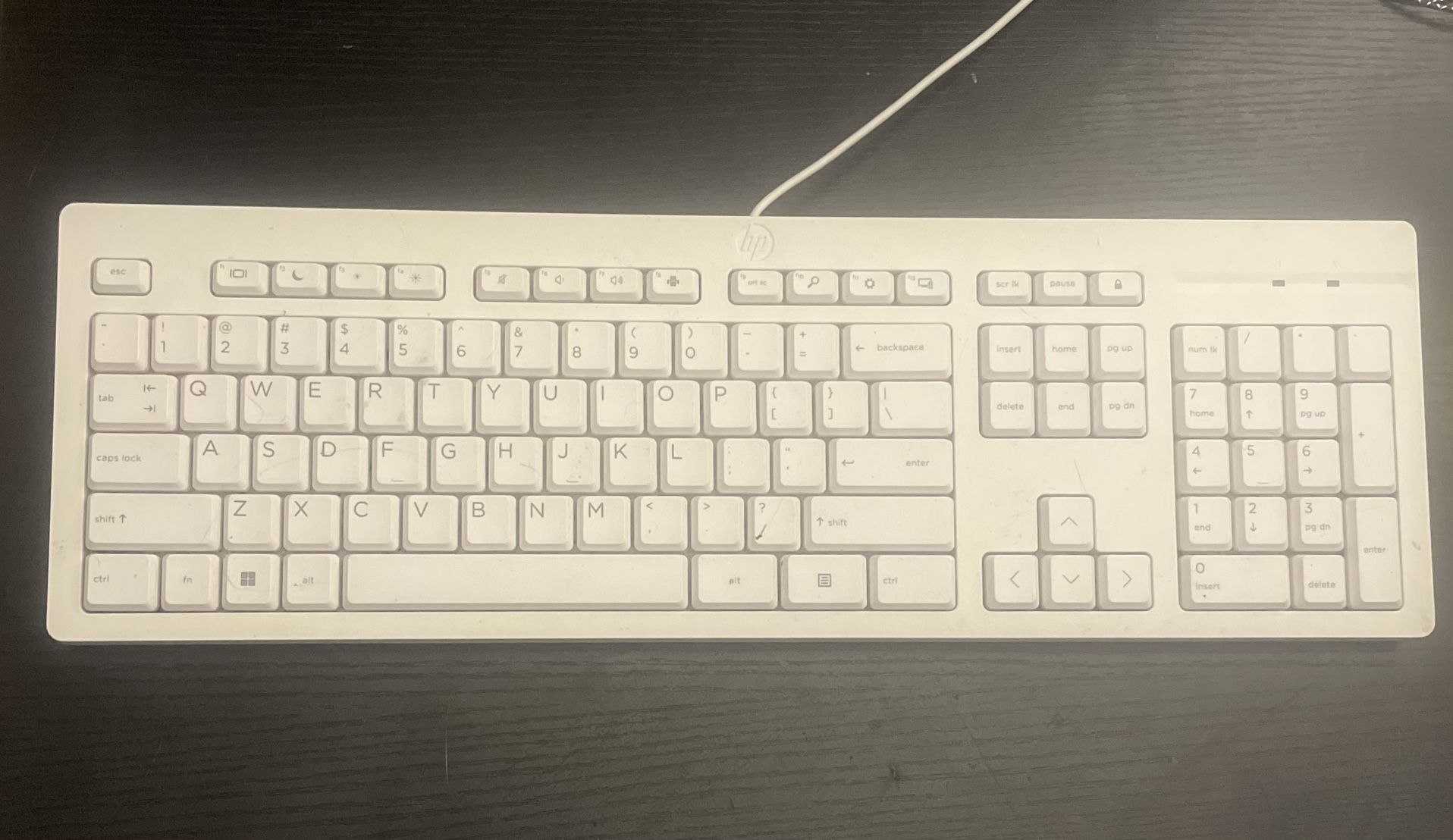 Hp white keyboard