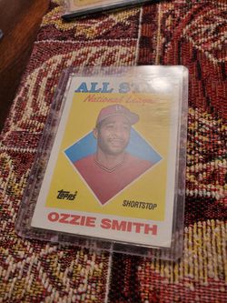 1988 Topps Ozzie Smith Cardinals All Star Baseball Card #400 at