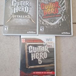 Guitar Hero Games $45 For All 
