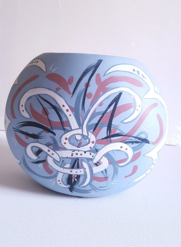 Pretty Hand Painted Vase