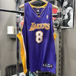 Kobe Bryant Lakers Purple #8 Vintage Reebok Jersey Men’s Size 52 XXL Y2K 