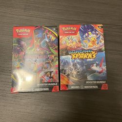 Pokemon TCG Phantasmal Flames Surging Sparks Booster Bundle 