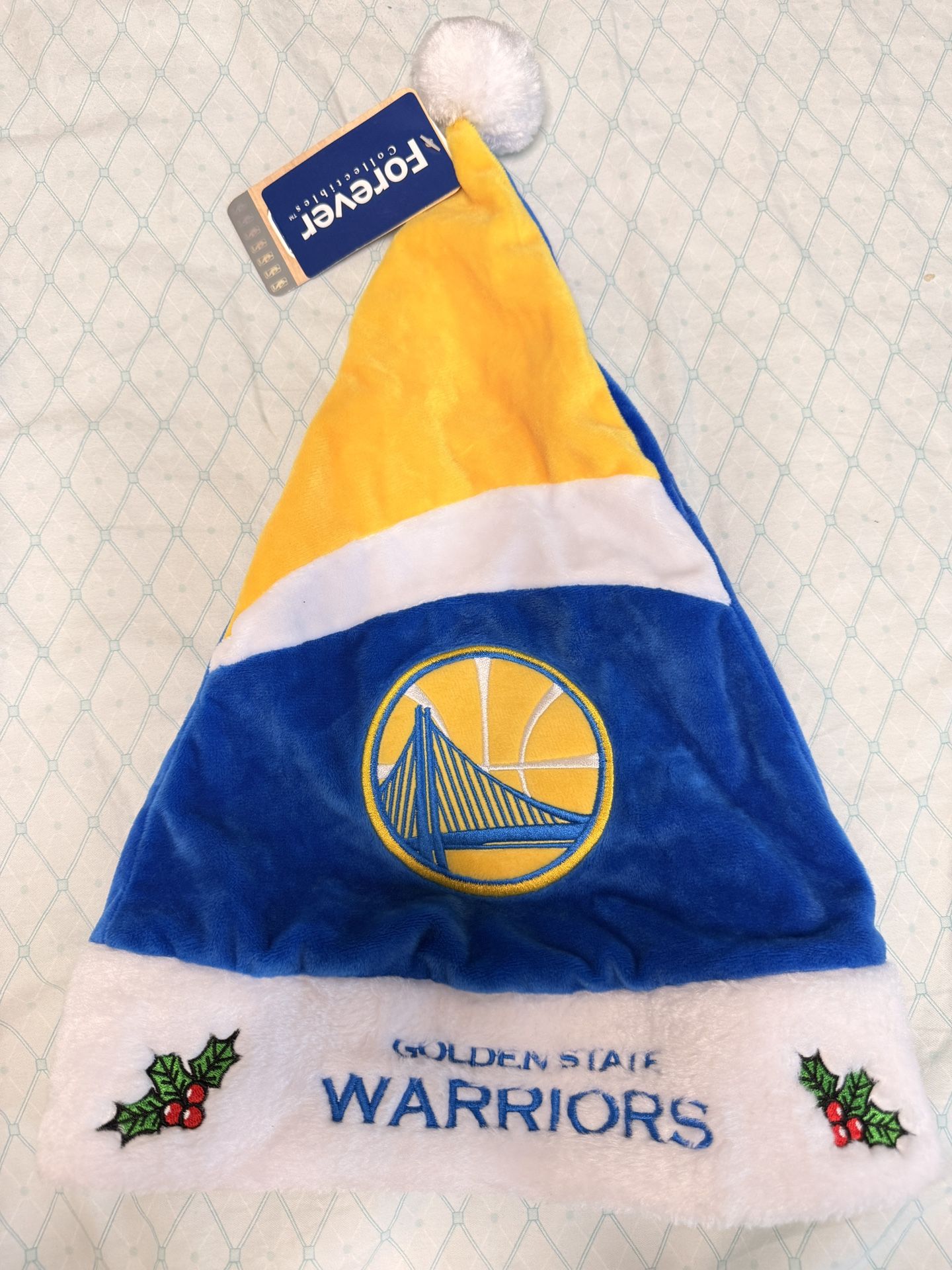 FOCO Golden State Warriors 2016 Basic Santa Hat
