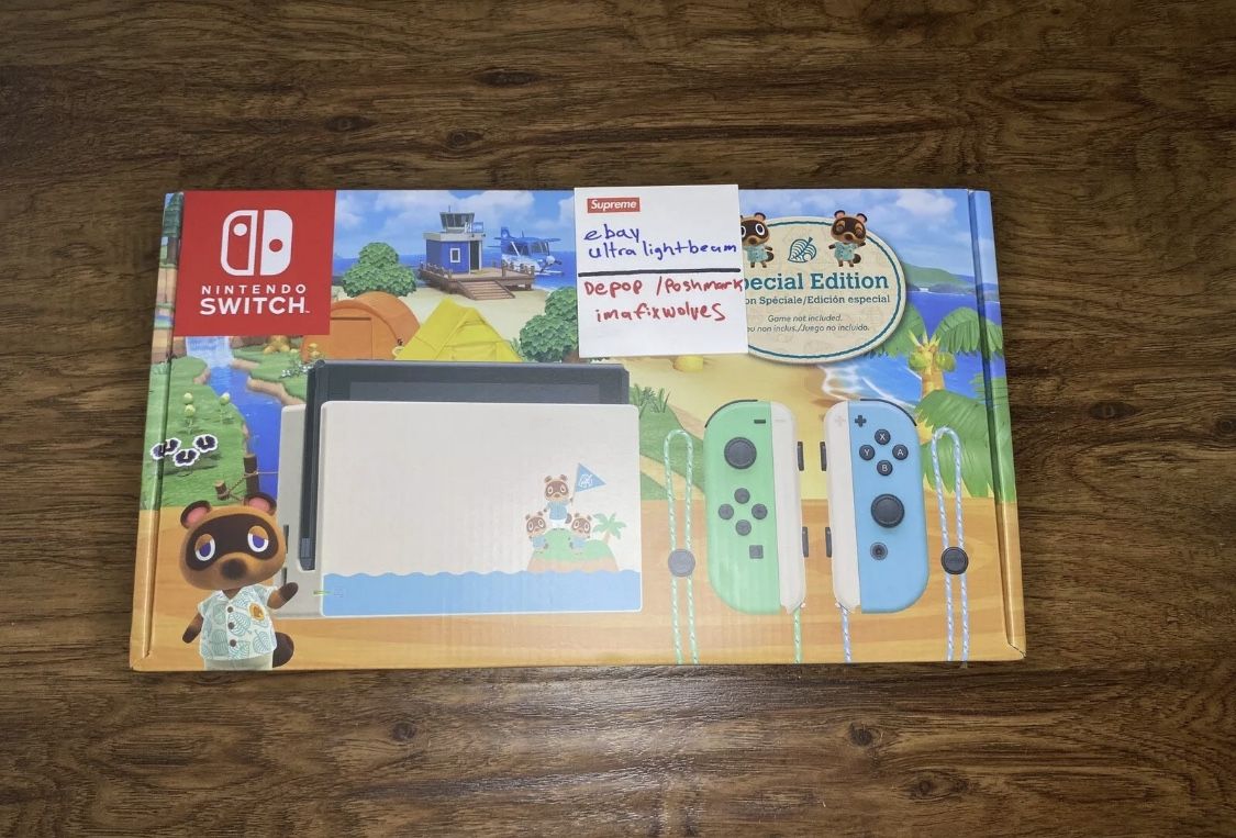 Nintendo Switch HAC-001(-01) Animal Crossing: New Horizon Special Edition - 32GB BRAND NEW UNOPENED