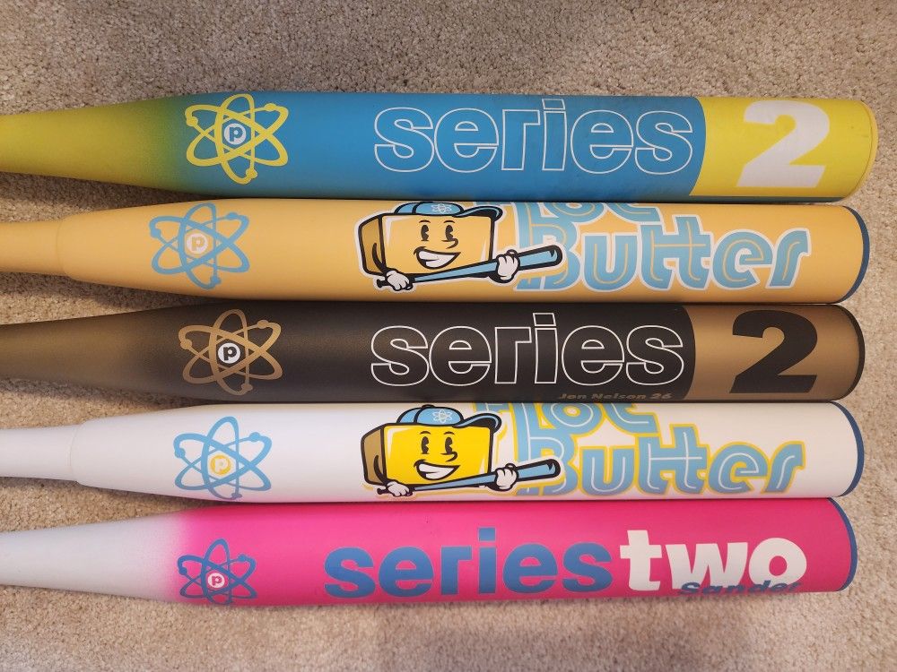 PROTON SLOWPITCH BAT - Big Jon Hot Butter Neon Series Two 2 1pc 2pc USSSA ASA UTrip Bats NIW NEW