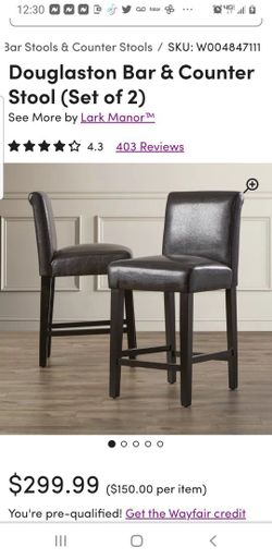 New Douglaston Bar and Counter Stool (Set of 2)