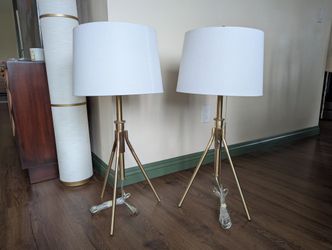 Adjustable Tripod Table Lamp Set