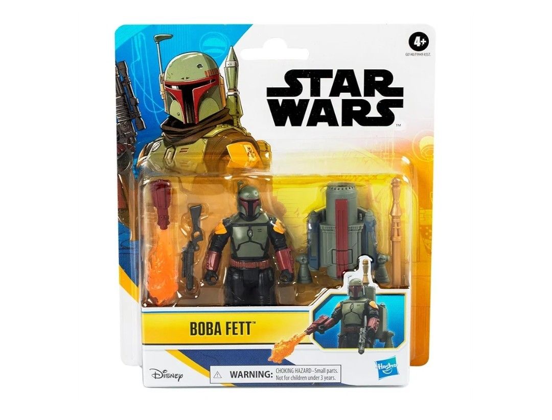 Star Wars Epic Hero Series Boba Fett Action Figure & 4 Accessories (4")