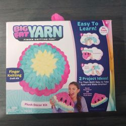 Big Fat Yarn Finger Knitting Craft Kit 