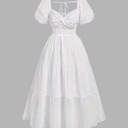 cute plus size dress 🤍