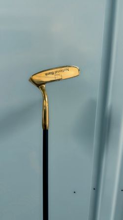 24K Gold Plated Blade Putter 35" Right Handed Men’s Golf Club