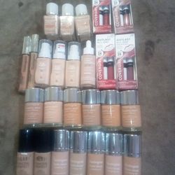 Makeup Lot Foundation Concealer Lip Stick CoverGirl Neutrogena L'Oreal Milani 
