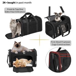 New Pet Carrier / Dog Car Seat  For Small Pets  Travel Carrier