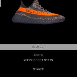 Yeezy 350 V2 Adidas  Size 12.5