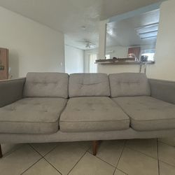 Dos Sofa Color Gris 