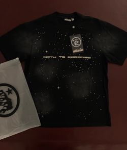 Hellstar "Path to Paradise" Black Vintage Wash T-Shirt – Size Small