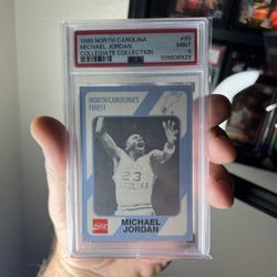 1989 North Carolina Michael Jordan Collegiate Collection #65 PSA 9 Mint HOF