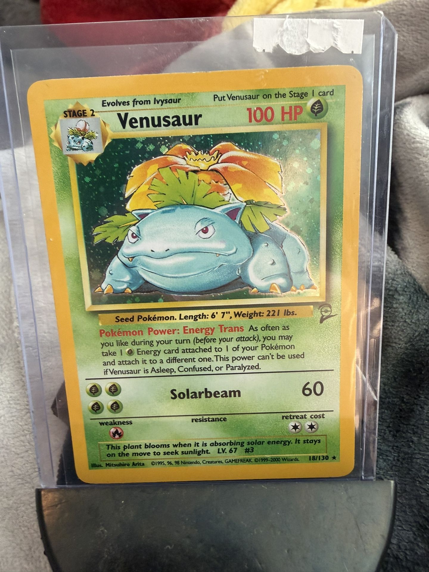 Venusaur Base Set Holo