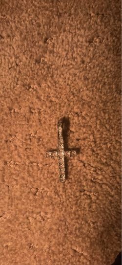 Iced Out Cross Pendant