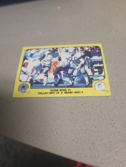 Football Card 