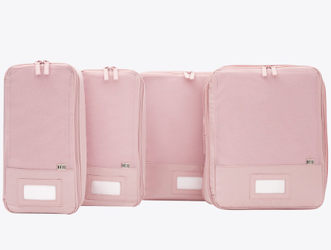 BEIS Compression Packing Cubes 4 pc SET - Atlas Pink