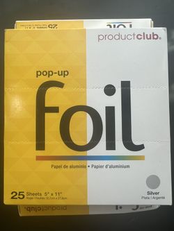 Product Club Pop Up Foil 25 Sheets 5”x11” 8 Boxes