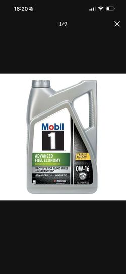 Brand new in box Mobil 1 Advanced Fuel Economy Full Synthetic Motor Oil 0W-16, 5 Quart