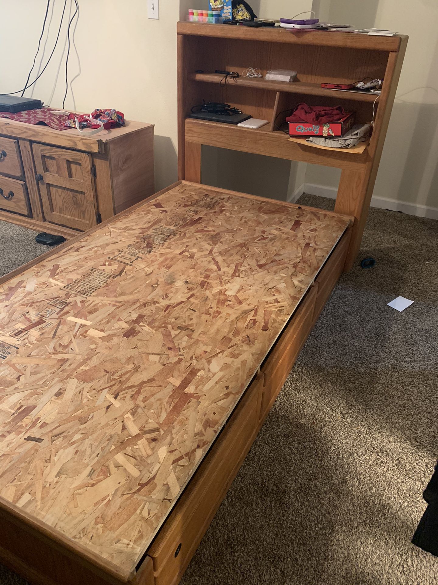 Twin bed frame need gone fcfs