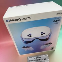 Meta Quest 3s Brand New Gaming Console - Only $1 Today Pay The Rest Later! 