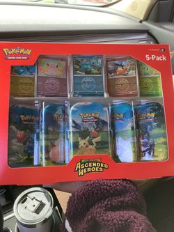 Pokémon ascended heroes 5pk tin (Costco)