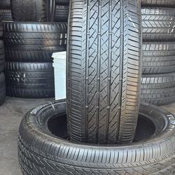 215/55/18 BRIDGESTONE 2 TIRES 