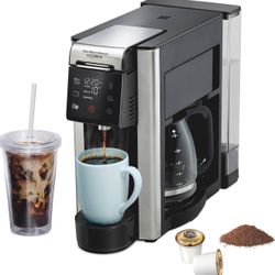 New Hamilton Beach FlexBrew 5-in-1 Coffee Maker ☕ Single Serve + 12 Cup (Pods & Grounds)