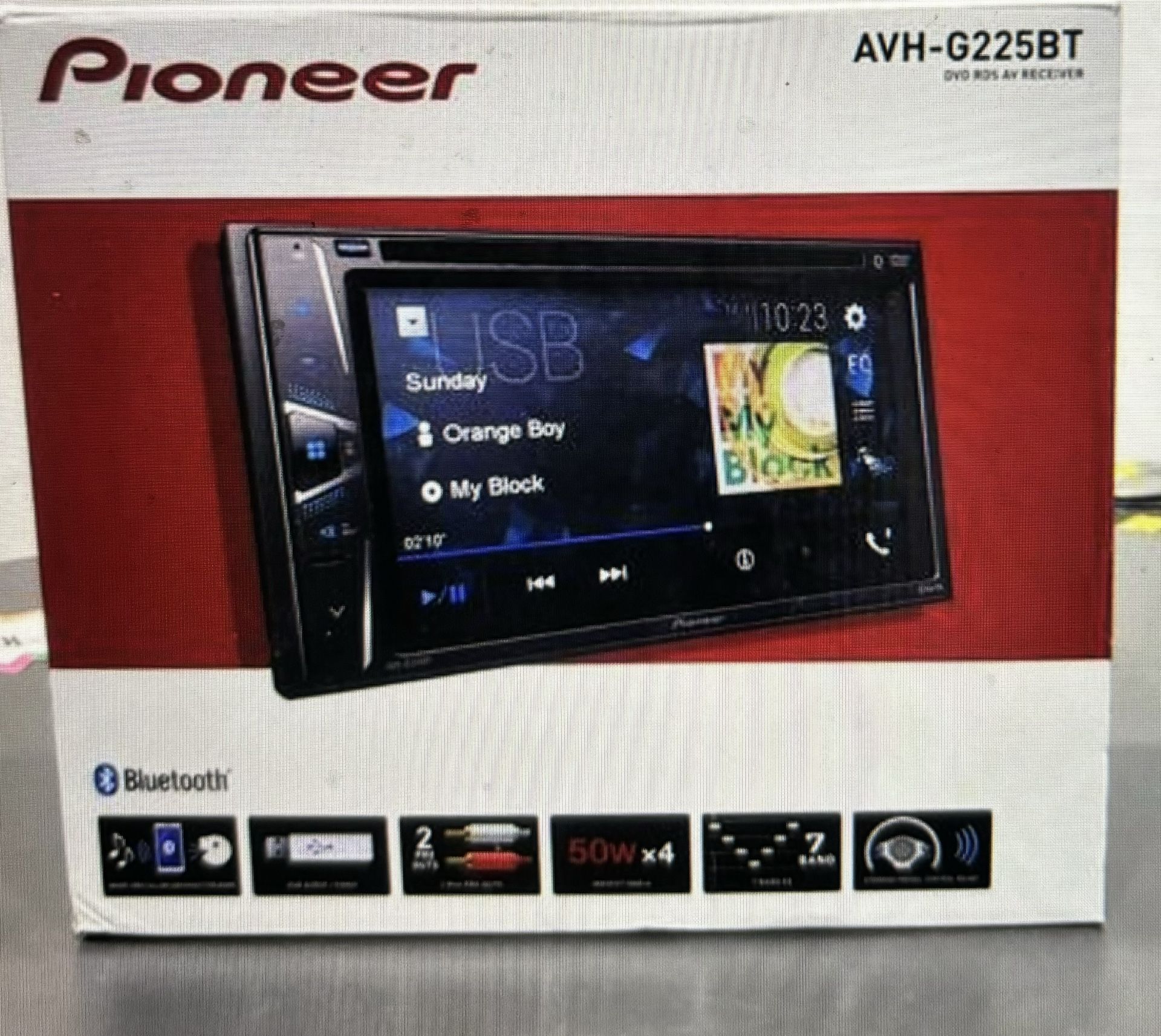 Pioneer DVD RDS AV Receiver AVH-G225BT