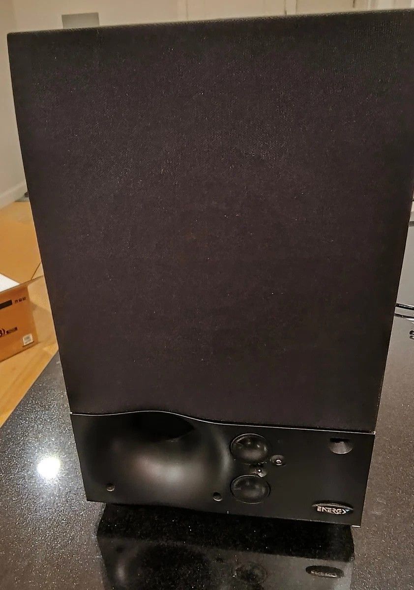 Energy S8.2 Subwoofer Speaker, Black, in Box