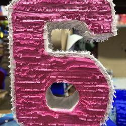 Number 6 Piñata