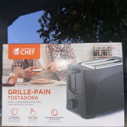 Commercial Chef CCT2201B New 2-Slice Toaster