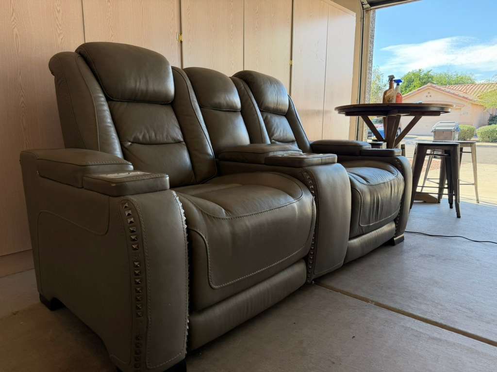 Gray Power Recliner- Free Delivery