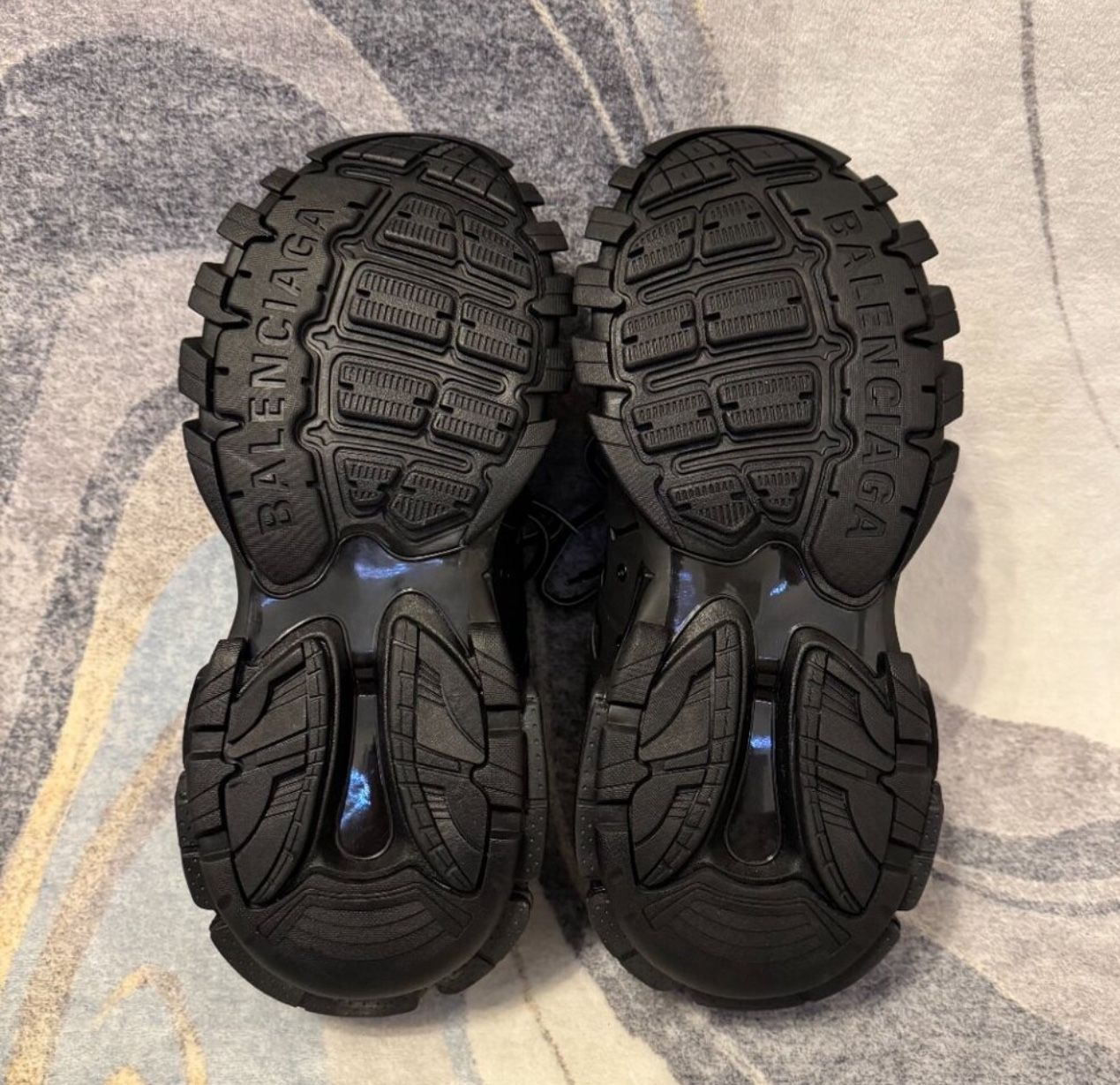 balenciaga track triple black