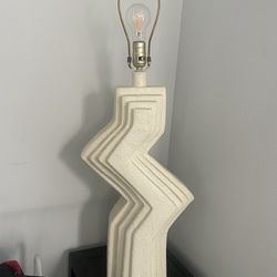 Vintage Postmodern Zig Zag Lamp