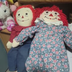 24 Inch Raggedy Ann And Andy Great Shape