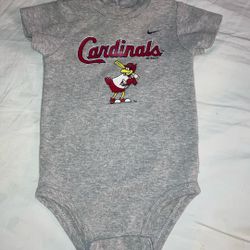 St. Louis Cardinals Fredbird Nike Baby Bodysuit 3/6 Months