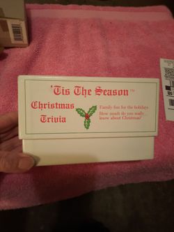 Vintage Christmas Trivia Game 